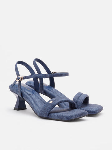 PAZZION, Bella Strappy Heels, Blue